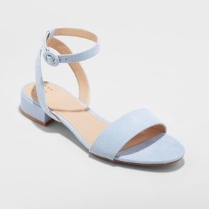 Light Blue Women's Winona Ankle Strap Heel Sandal